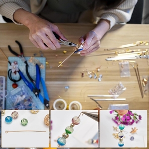 Gran oferta, 100 Uds., alfileres de bola, pendientes artesanales sin deslustre, pulsera, fabricación de joyas, accesorios, suministros - Product Image 4