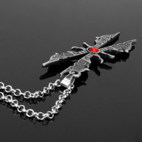 Collier avec pendentif en métal pour homme et femme, bijou de la ligue des super-héros, lame irélia, fusil en forme de ciseaux, accessoire de mode