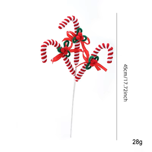 Nuevas Decoraciones <span class=keywords><strong>de</strong></span> Adornos <span class=keywords><strong>de</strong></span> Caramelo <span class=keywords><strong>de</strong></span> Espuma, Muñeco <span class=keywords><strong>de</strong></span> Jengibre y Piruleta para Árbol <span class=keywords><strong>de</strong></span> <span class=keywords><strong>Navidad</strong></span> y Arreglos Festivos - Product Image 6