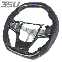 Volant de voiture sport en fibre de carbone et cuir pour Cadillac ATS ATSL ATSV 2013-2019