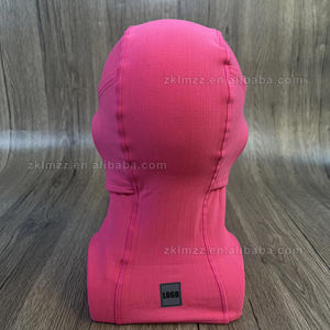 ขายส่งหมวกกันลมสำหรับเล่นสกี ปั่นจักรยาน ขี่มอเตอร์ไซค์ ป้องกันลม  แบบถัก  สีชมพู  จำนวนสั่งซื้อขั้นต่ำน้อย - Product Image 2