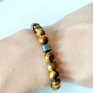 Мужской браслет из бусин, 8 мм - Product Image 4