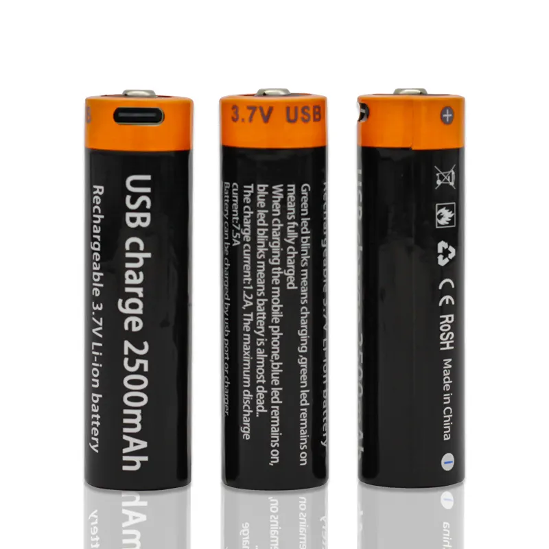 3-6v 18650 2500mah Long Cycle Life Li Polymer Battery 2500mah 3-7v 4-2 V Lithium Ion Torch Battery