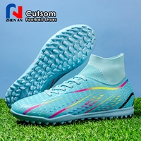 Chaussures de football professionnelles en gros TF respirantes, antichoc, durables, toutes surfaces, pour hommes et unisexe, entraînement, personnalisées ODM OEM