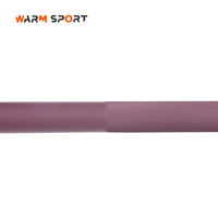 Ventes chaudes, haltères de musculation personnalisés avec logo, 2,2 m, 20 kg, acier allié coloré Cerakote, capacité de charge maximale de 1500 lb, douilles en cuivre de 28 mm