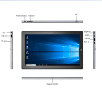 Tablette PC 2-en-1 11,6 pouces Surface Intel N4020c Windows 10, 6 Go 128 Go, Mini PC avec clavier, batterie 4000 mAh, garantie 1 an, usage professionnel