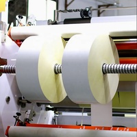 Etiquette Matière première Brillant Mat Blanc Étiquette PP PE PET Film Autocollant Rouleau Jumbo