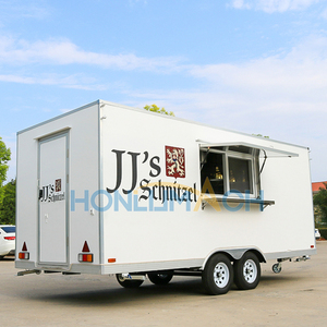 חם מוכר טריילר מזון מסחרי מזון מסחרי עם מכונת חטיף מלא מטבח מכונת גלידה bbq משאית למכירה בארה "ב - Product Image 5