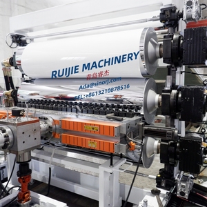 PVC Pet PMMA tấm máy đùn tấm nhựa làm giá máy PP <span class=keywords><strong>PE</strong></span> Pet tấm đùn dòng - Product Image 4