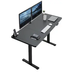 Ergonomischer elektrischer Schreibtisch lift höhen verstellbarer Sitz-und Steht isch Smart stehender Laptop-Schreibtisch