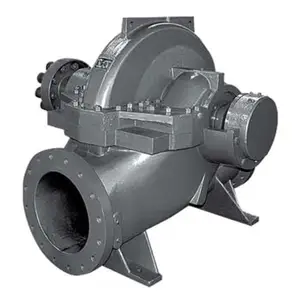 Double suction centrifugal pump for water supply and discharge