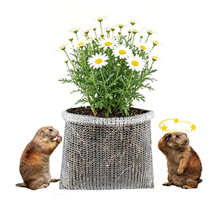 Paniers en maille de protection des racines en acier inoxydable 304 de 5 gallons, sacs de protection des plantes anti-gophers, anti-campagnols et anti-tailles-souterraines - Product Image 1