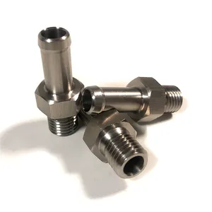 Custom BSP NPT CNC ייצור הידראולי הולם כפול חוט מתאמים לשימוש חוזר פטמות התאמת הידראולי אבזרים