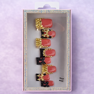 <span class=keywords><strong>Uñas</strong></span> Postizas Acrílicas 3D Hechas a Mano, <span class=keywords><strong>Cortas</strong></span> y Cuadradas, con Logotipo Personalizado y Empaque <span class=keywords><strong>de</strong></span> Proveedor, Venta al Por Mayor - Product Image 4