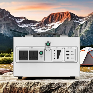 แบตเตอรี่ลิเธียม LiFePO4 คุณภาพดีที่สุด 19.2V ชุดจ่ายไฟพกพา อะแดปเตอร์ AC สำหรับกรณีฉุกเฉินกลางแจ้ง คลื่นไซน์บริสุทธิ์ เทคโนโลยี MPPT รับประกัน 3 ปี - Product Image 1