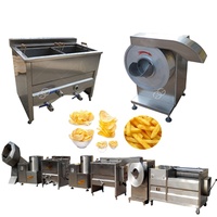Chaîne de Production Industrielle à Petite Échelle de Frites Surgelées et Chips de Pommes de Terre, Machine à Frire les Chips
