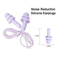Bouchons d'oreilles en silicone modernes réutilisables, étanches, anti-bruit, certifiés CE, protection auditive pour dormir, nager, concerts, études