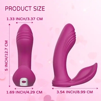 Control remoto multifuncional 10 frecuencias vibración parejas juguetes sexuales punto G usable mujeres vibrador con anillos para el pene Masculino