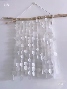 Decorazioni di Lusso alla Moda per Matrimoni all'Aperto, Ghirlanda di Campanelli a Vento in Conchiglia, Tenda di Perle Madreperla per Eventi e Feste, Vendita all'Ingrosso - Product Image 5