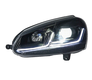 Faro LED per <span class=keywords><strong>Volkswagen</strong></span> <span class=keywords><strong>Golf</strong></span> 5, ricambio auto, aggiornamento <span class=keywords><strong>2006</strong></span>-2010, stile GTI <span class=keywords><strong>Golf</strong></span> 5 MK5, faro anteriore a LED a stella - Product Image 4