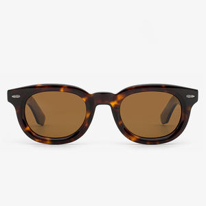 Gafas de Sol Redondas con Montura Completa Polarizadas Unisex Personalizadas para Conducir, Montura de Acetato - Product Image 3