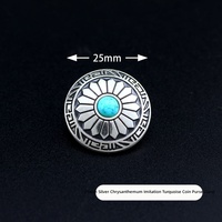 Kancing Concho Motif Bunga Matahari Berbagai Ukuran dari Bahan Alloy untuk Aksesoris Kulit Buatan Tangan Gaya Barat