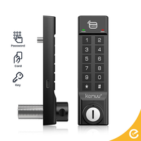 Cerradura Inteligente para Armario Metálico, Cerradura Digital con PIN y RFID para Gimnasio, Escuela, Hotel, Armario de Almacenamiento