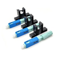 Venta caliente FTTH Fibra Óptica Conector rápido APC UPC Conector de cable