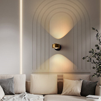 Applique Murale LED Rotative Design Allemand Moderne à Intensité Variable, Lampe Murale Magique pour Hôtel, Salon, Chambre à Coucher, Chevet