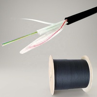 Câble de Fibre Optique Mini ADSS Asu 6 Cœurs, 1 Kilo Mètre, Bobine de Fibre Optique Aérienne Asu 6 Hilos, Portée 120 Mètres pour Installation Aérienne