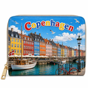 Sac de <span class=keywords><strong>plage</strong></span> en toile pour femme avec impression de logo personnalisé, souvenir du <span class=keywords><strong>Danemark</strong></span>, Copenhague, sac fourre-tout - Product Image 2