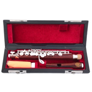 Flauta de Tamaño Medio MORESKY Piccolo, Madera de Cocobolo, Cuproníquel, Plateada, Clave de Do, Material del Cuerpo Ébano, MPC-168 - Product Image 5