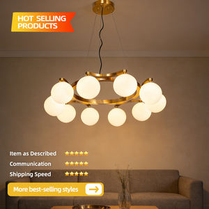 Lampes suspendues contemporaines en verre coloré faites à la main pour table à manger, îlot de cuisine, restaurant, maison, plafond suspendu - Product Image 2