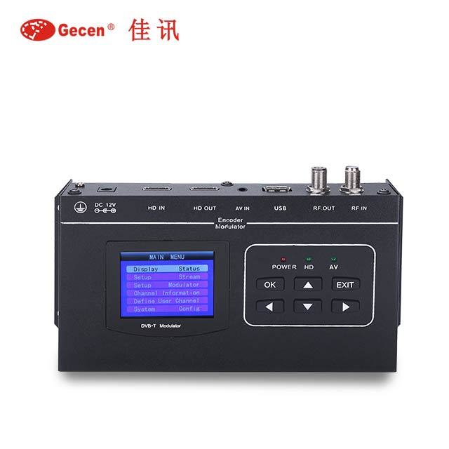 MPEG4 HD DVB-T RF Encoder Modulator DM-02TH 1080p Resolution H.264 Video Digital Modulator for Radio & TV Broadcasting