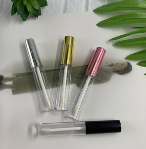 Tube à gloss carré vide pour maquillage, 5 ml, plastique mat givré, forme ronde personnalisée, flacon de teinte à lèvres, emballage - Product Image 5