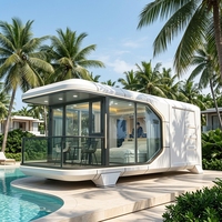 Tiny House Capsule House Luxury Modern Modular Home Prefab House Eco-Friendly Waterproof ADU Backyard Shed Hotel Villa
