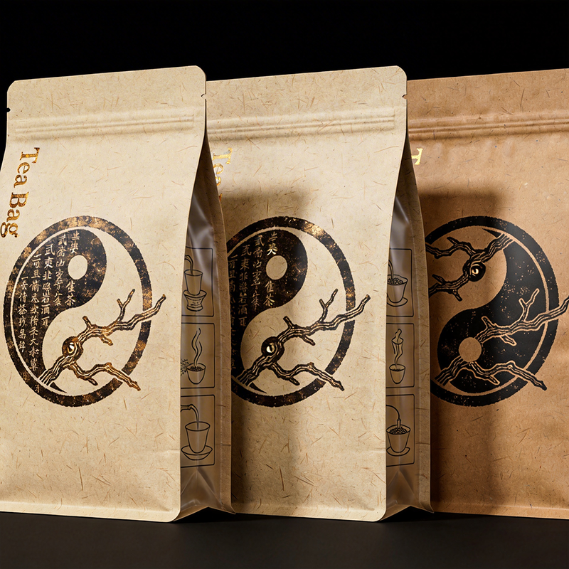 Custom Printed Recyclable PE Flat Bottom
