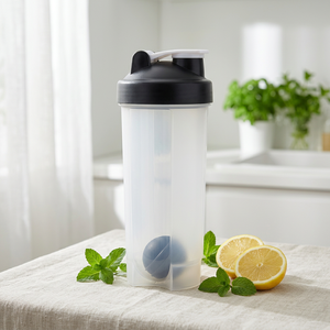 750ML Plastic <b>Shaker</b> <b>Bottle</b> With Push Pull Lid Bpa Free For Gym And Travel Adults Sports Design - Product Image 1