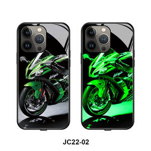 Gran oferta 2024 teléfono inteligente funda luminosa para iPhone música inteligente control <span class=keywords><strong>de</strong></span> <span class=keywords><strong>voz</strong></span> intermitente para fundas <span class=keywords><strong>de</strong></span> teléfono móvil iPhone - Product Image 1