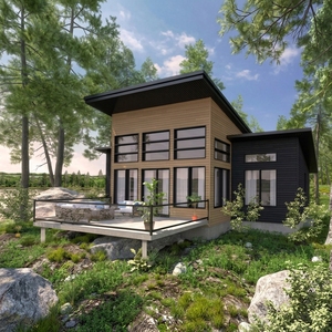 Casa Prefabricada de Estructura de Acero, Casa Modular, Cabaña, Suite de Jardín, Villa Prefabricada, Casas, Cabañas - Product Image 1