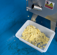Elektrische Single-Head Zoete Aardappel Cutter Homeuse Fruit & Groente Verwerkingsmachine Motor Snijmachine Snijmachine Hakselaar Snijmachine