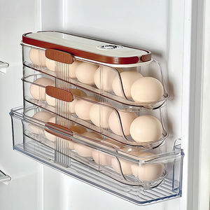 Contenedor <span class=keywords><strong>de</strong></span> Huevos XinHang <span class=keywords><strong>de</strong></span> Grado Alimenticio, Venta al por Mayor, Organizador <span class=keywords><strong>de</strong></span> Huevos para Refrigerador, <span class=keywords><strong>Transparente</strong></span>, <span class=keywords><strong>de</strong></span> Gran Capacidad - Product Image 3