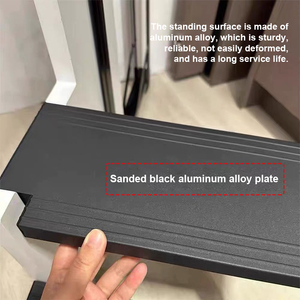 Escabeau pliant multifonctionnel <span class=keywords><strong>2</strong></span> <span class=keywords><strong>marches</strong></span> pour adultes, léger, compact, sûr, étroit, robuste, facile à ranger - Product Image 2