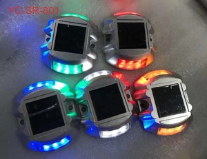 8-Pack Dock solare esterno a energia solare luci vialetto impermeabile LED Wireless avviso passo illuminazione indicatore stradale - Product Image 6