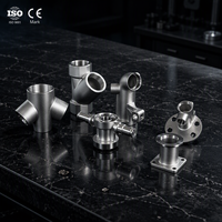 Vanne en acier inoxydable de précision OEM |   Moule de classe 101 usiné CNC 5 axes pour systèmes de fluides