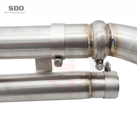 Tubos de Escape Rectos SD Catback para Porsche 911 991 991.1 3.8L 2012-2016, Escape de Acero Inoxidable de Alto Rendimiento Estilo H