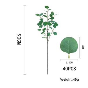 Bảo Quản Bạch Đàn Lá Táo Dài Nhân Tạo Bạch Đàn Gốc Nhỏ Bạc Đô La Lá Bạch Đàn Cho Đám Cưới Nhà Trang Trí Nội Thất - Product Image 3