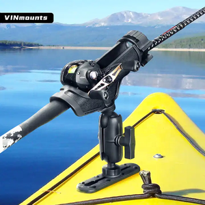 Support de canne à pêche coulissant à vis en T pour bateau gonflable et kayak, pour cannes de pêche à lancer ou à mouliner en extérieur - Product Image 4