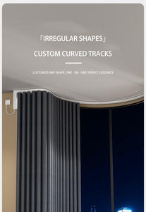 Stores verticaux motorisés <span class=keywords><strong>Luminette</strong></span> automatiques électriques en alliage d'aluminium occultants style européen - Product Image 2