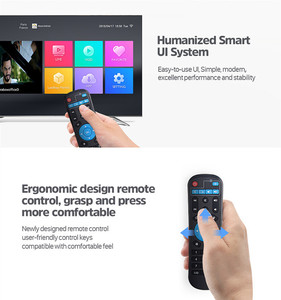 Leadcool Android 9.0 Q1304 Set Top Box S905W Quad Core Smart TV Box 1GB RAM 8GB ROM WIFI 2.4G USB2.0 HDR10+ Image - Product Image 5